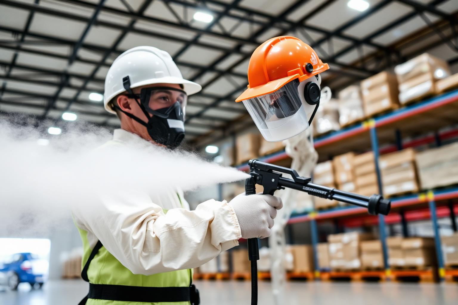 Warehouse fogging treatment